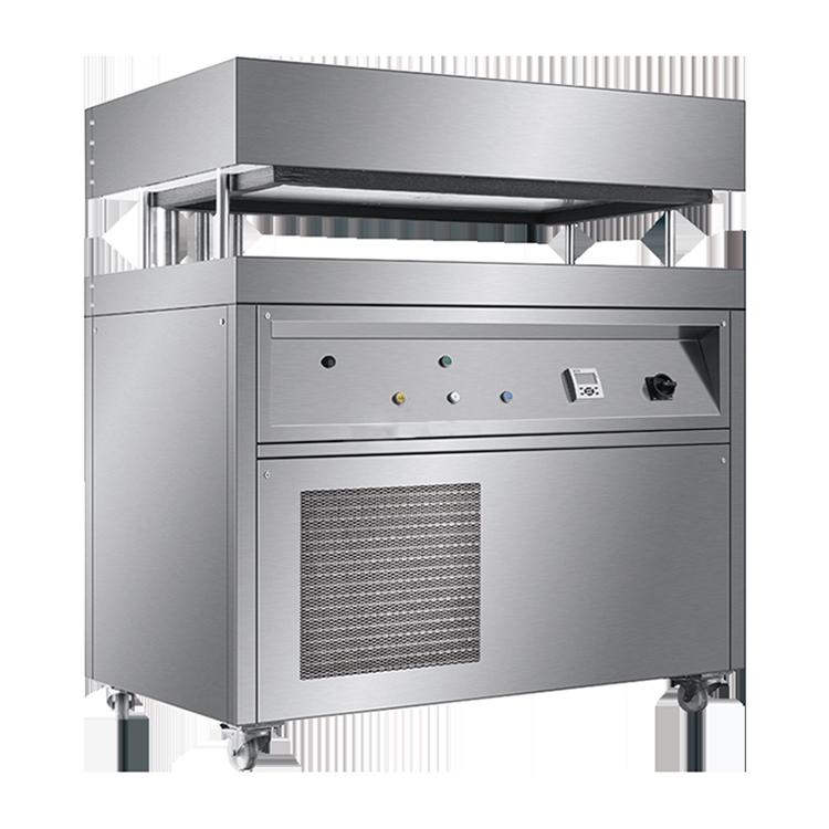 Continuous flat plate quick freezer